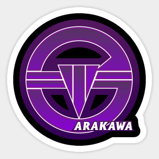 Arakawa Ward of Tokyo Japanese Symbol Sticker